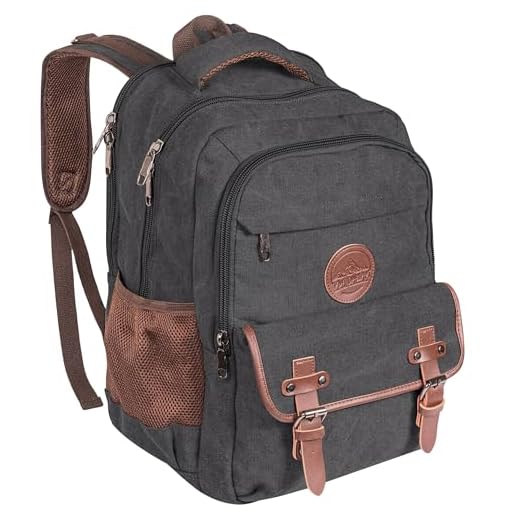 Durable Canvas Backpack for College Travel
