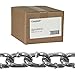 Campbell 0320224 Low Carbon Steel Twist Link Machine Chain in Carton, Zinc Plated, #2 Trade, 0.15" Diameter, 100