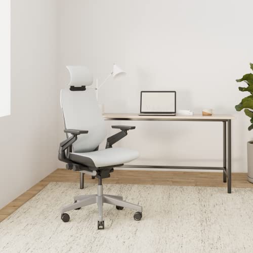 Sedia da ufficio ergonomica Gesture con braccioli regolabili a 360°, supporto lombare 3D Live Back, poggiatesta regolabile Storm Cloud - Sedia gaming - Immagine 1