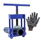 BIAXJUNY Gas Pipe Squeeze-Off Tool，Pipe Squeeze Off Tool，For 1/2-2.5in PE/PPR/PVC Plastic Water Pipe or Natural Gas Pipeline，Pipe Blocker，Water shut off tool，(Blue)