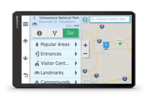 Garmin Rv 1090 10In Rv Navigator Gps Portable Navigator For Rvs With 10In Touchscreen Display, Preloaded Maps With Wearable4U Power Pack Bundle #TOP3