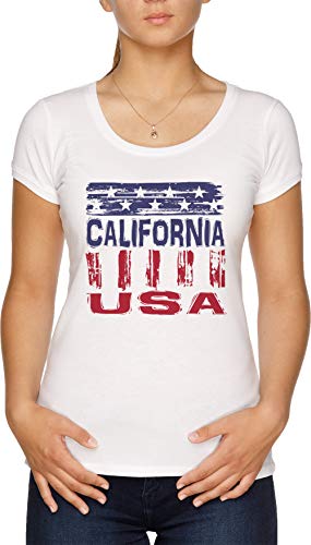Vendax San Diego California USA T-Shirt - San Diego T-Shirt Femme Blanc