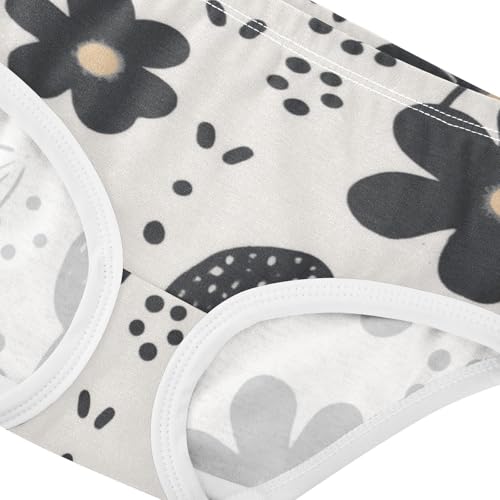 GuoChe Cotton Panties 1-piecing Hip Design Panties Organic Underwear for Young Girls in Sizes 2T,3T, 4T, 5T, 6Y and 8Y4