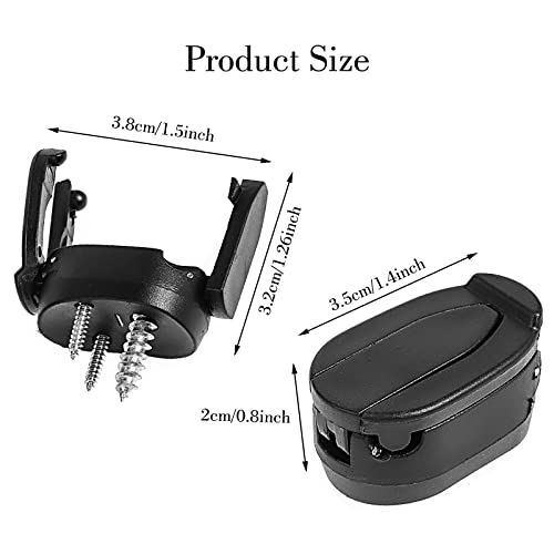 Prasacco 6 Pcs Golf Ball Picker Upper Golf Ball Retriever Foldable Golf Ball Claw Grabber Pickup Tool Golf Accessories - Image 2