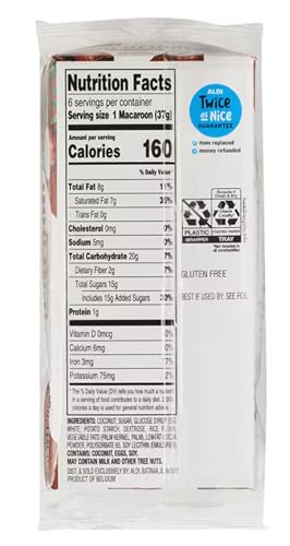 Generic Benton'S Belgian Chocolate Coconut Macaroons Jumbo 7.8 Oz (2 Pack Simplycomplete Bundle) Real Cocoa thumb #1