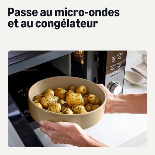 Lot 3 saladiers grès émaillé empilables gris Amazon – Image 4