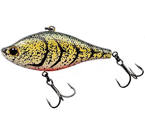 THUNDER HAWK Sergeant Lipless Crankbait Rattle 3/4oz 3D Eyes, gill Plates, Realistic Scaling,Loud rattling Acoustics, Unique Swimming Action