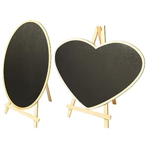 FUNOMOCYA 2 Stück Holz Kreidetafeln Set