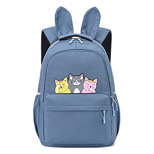 Sacs d'école pour adolescentes en toile avec motifs animaux mignons
