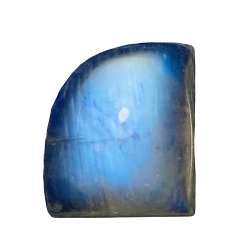 Pierre de lune naturelle pour création de collier et bague en cabochon fantaisie
