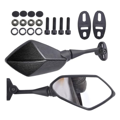 Rétroviseurs moto carbone pour Suzuki SV650 et GSX600, la solution pour remplacer vos miroirs cassés