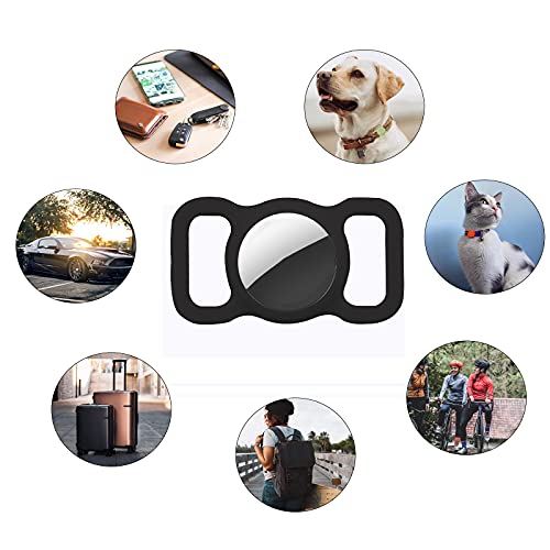 Capa protetora compatível com Apple AirTag, GPS rastreando coleira para cães e gatos acessórios supo