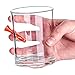 Stuck in Glass - Hole in One Golf Tee Whiskey Glasses - Original Handcrafted Embedded Barware (10 oz) - Ideal for Wine Lovers, Men's Gifts, Boyfriend, and Rocks Drinkware - Red