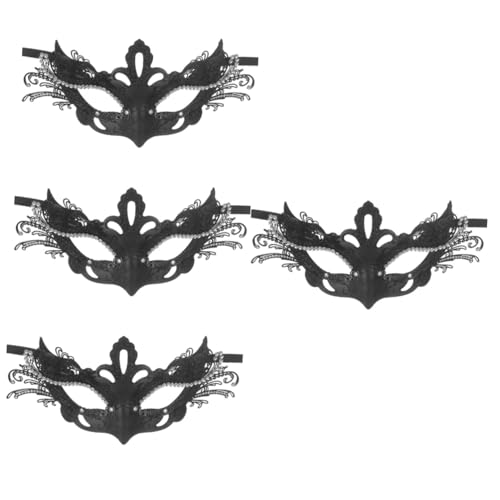 Masque décoratif de cosplay en lot de 4 pour sublimer vos déguisements de fête