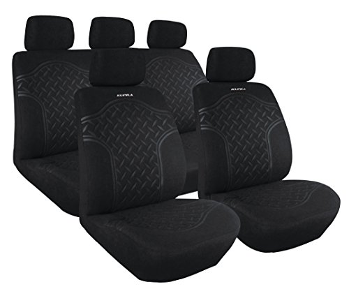 LAMPA 54840 Cubreasiento Terciopelo coche protector universal negro