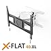 Produktbild exelium xFlat 40XL TV Wandhalterung (32-75 Zoll), drehbar (+/-5°), schwenkbar (+/-45°), neigbar (+/+15°), max.50kg, Wandabstand 39-470mm, VESA 600x400
