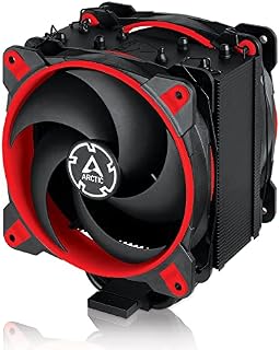 ARCTIC Freezer 34 eSports DUO - Tower CPU Cooler with BioniX P-Series case fan in push-pull, 120 mm PWM fan, for Intel and AMD socket, LGA1700 compatible - Red