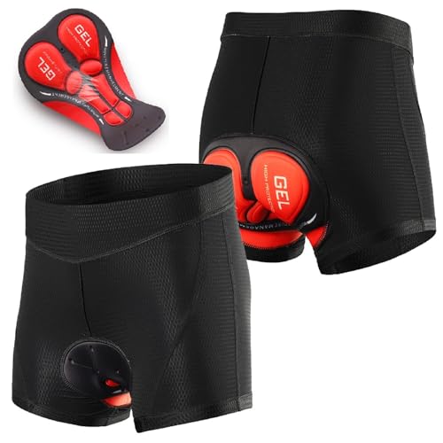 Lixada Men's Cycling Shorts 3D Padded MTB Bicycle Bike Underwear