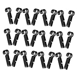 NOLITOY 30 piezas Clips para Casco Soporte Linterna Frontal Plástico Antideslizante para Cascos de Seguridad Accesorios Resistentes para Uso Laboral y Actividades al Aire