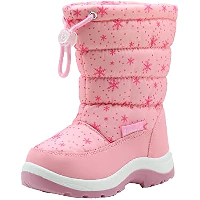 Apakowa Kid's Girls Cold Weather Snow Boots (Toddler/Little Kid)