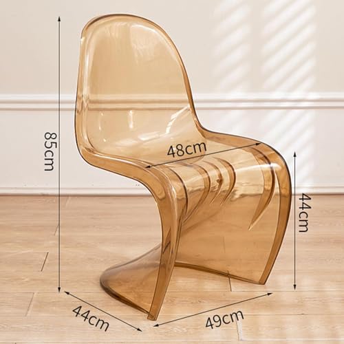 Tabouret en S acrylique pour optimiser l'espace de votre bar moderne