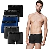 Lot pratique: Ce lot de caleçon homme est parfait pour ceux qui recherchent la qualité et la quantité. Composé de cinq sous vêtements homme, il assure une rotation facile et un choix varié de boxers pour homme.