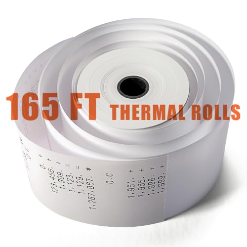 Victor Thermal Paper Roll For Printing Calculators & Cash Registers, 3 Pack, 165 ft (70803) by Victor - Image 2