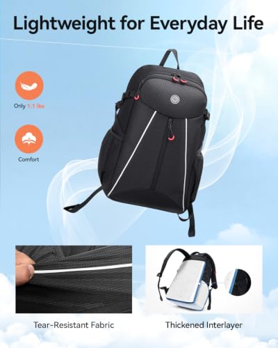 CROSSGEAR Lightweight Laptop Backpack 15.6 Inch Computer Bag Rucksack 26L - image 2