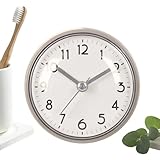 Générique Horloge Salle De Bain - Alarme À Ventouse Alimentée par Piles | Petite Horloge D...