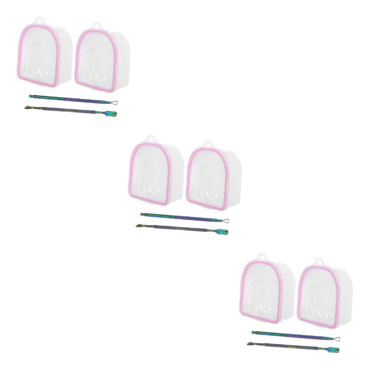Healeved 3sätze Maniküre Teiliges Nagelpflege Handbad Schüssel Für Nagelhautpflege Für Professionelle Salons Und -maniküre Zu Hause Elegantem Langlebig Und Praktisch