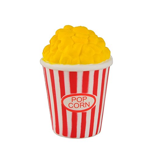 Bestkiy Jumbo Squishies Popcorn Kawai Slow Rising Scented Squeeze Toy,Stress Relief Toy For Fun