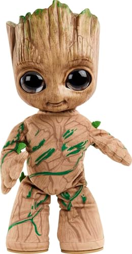 Mattel Marvel Plüschfigur Tanzender und sprechender Groovin’ Groot aus...