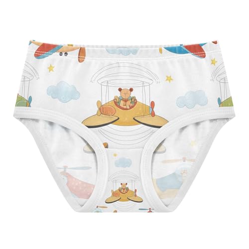 Cute Animals Planes Helicopters Toddler Girls's Underwear 2T 202c1269