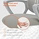 Sweetcrispy Bürostuhl, Computertisch, Managerial Chefsessel, ergonomischer Mid-Back Mesh Rollstuhl mit Rollen, Bequeme Lendenwirbelstütze, Bequeme Armlehnen für Zuhause, Schlafzimmer, Arbeitszimmer