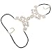 XY Fancy Multi Layer Flower Chains Allloy Resin Elegant Flower Women Back Sexy Body Chains Summer Dress Necklaces