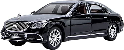 Image of Invite Enterprise Toy car Model 1:24 for Maybach S600 Alloy Metal Car Model Diecast Toy with Sound and Light Great Gift for Boys and Girls Above 3 Year【Colors as Per Stock】