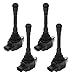QUALINSIST Set of 4 Ignition Coil Pack Compatible for Nissan Juke/Rogue Sport/for Sentra 2011-2017 Automobiles Fits for OE: UF659 224481KC0A
