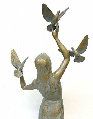 ♥毛利教武 　ブロンズ 　愛神と美女　骨董品　銅板作品 楽天市場】ブロンズ像 女性（彫刻｜アート・美術品・骨董品
