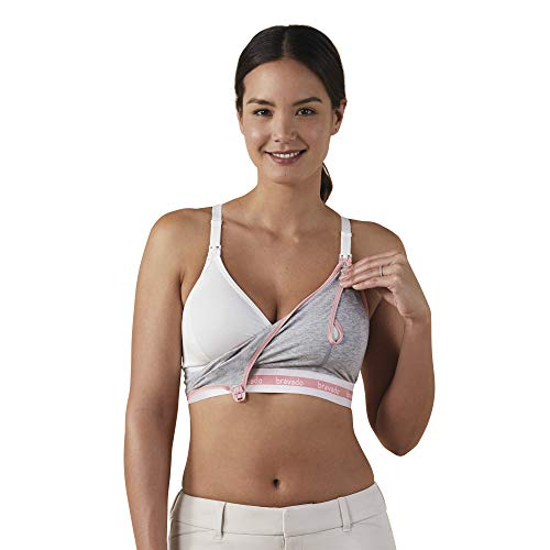 BRAVADO! DESIGNS Women’s Hands-Free Clip and Pump Strapless Pumping Accessory | Dove Heather | XL - Thumbnail 6