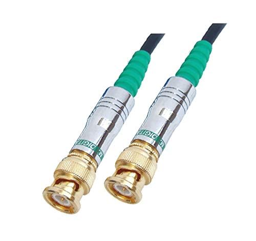 NBR BNC Male Plug to BNC Male Plug Gold Colour Connector Cord Low Noise Digital Cable - 9.5 Meters MX-2844-image-48