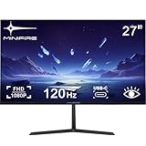 Minifire 27 Pouces Moniteur, Port USB Type-C, 120Hz, Eye-Care pour...