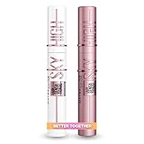 Maybelline New York: Kit de Rutina de Pestañas Sky High, Incluye: Primer de Pestañas con Ceramidas y Provitamina B5, Color Negro + Máscara de Pestañas, Longitud sin Límites + Volumen