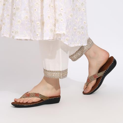 Image of TRASE Ortho Slippers For Women | Slippers For Woman | Lightweight, Comfortable And Stylish Women Slippers | Flats | Soft Women Footwear | Trendy Ladies Chappal | Orthopedic Slippers