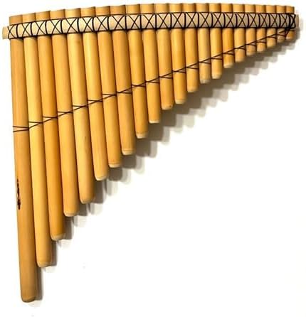 Large Decorative Bamboo Peruvian Style Inca Pan Flute