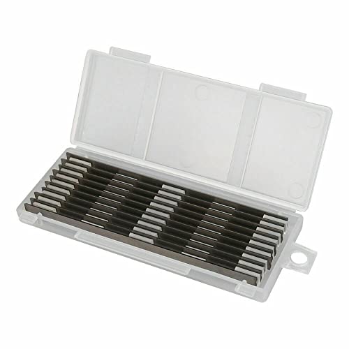 82mm Reversible Planer Blades Replacement for Black & Decker, Bosch, DeWalt and Elu planers (10 Pcs - High Speed Steel) 6 82mm Reversible Planer Blades Replacement for Black & Decker, Bosch, DeWalt and Elu planers (10 Pcs - High Speed Steel) - Image 6