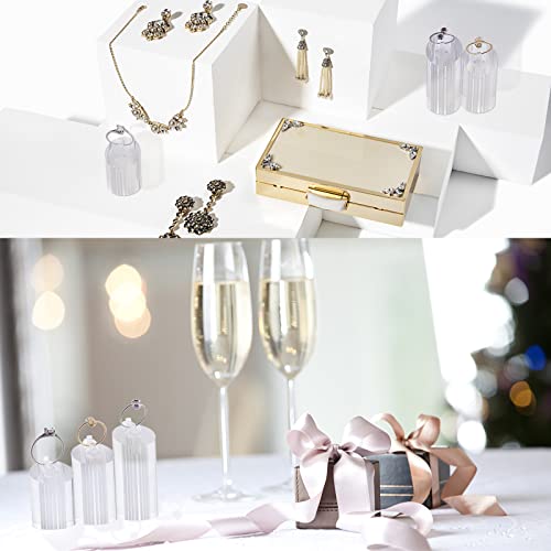 Support bague transparent en acrylique stable pour rangement bijoux - 8