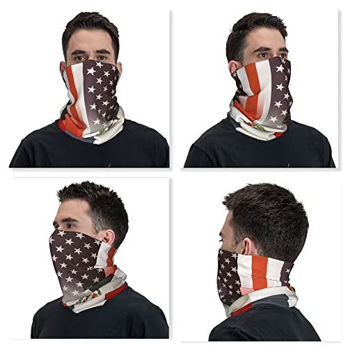 Image of 4Pcs Magic Headwear Neck Gaiter Tube Scarf Headbands Bandana Balaclava for Outdoor Running Cycling Skating Work Out