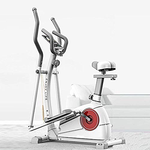 Image of Elliptical Machine 2-in-1 Fitness Cardio Weightloss Workout Machine with Seat Elliptical Machine Trainer Cross Trainers for Home and Gym