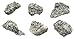 6PK Raw Porphyritic Granite, Igneous Rock Specimen - Approx. 1