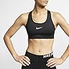 Nike-Womens-Victory-Compression-Sports-Bra Nike Women's Victory Compression Sports Bra, Black/White, Large